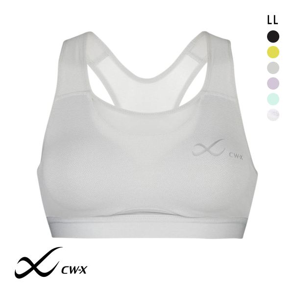 ワコール Wacoal シーダブリューエックス CW-X Support Type MEDIUM ゆれケアBra MESH スポーツブラ ノンワイヤー LL HTY030 単品
