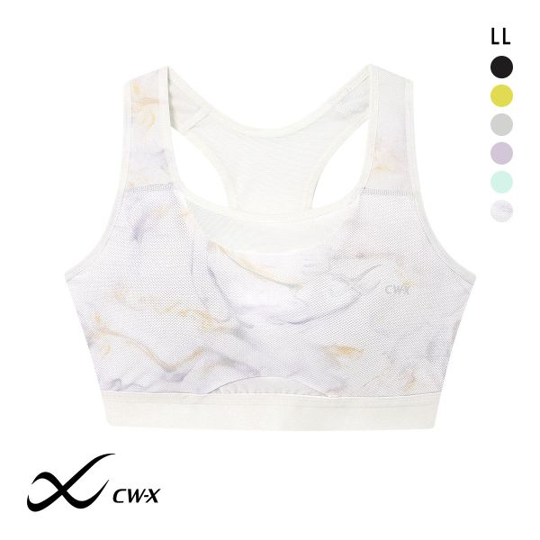 ワコール Wacoal シーダブリューエックス CW-X Support Type MEDIUM ゆれケアBra MESH スポーツブラ ノンワイヤー LL HTY030 単品