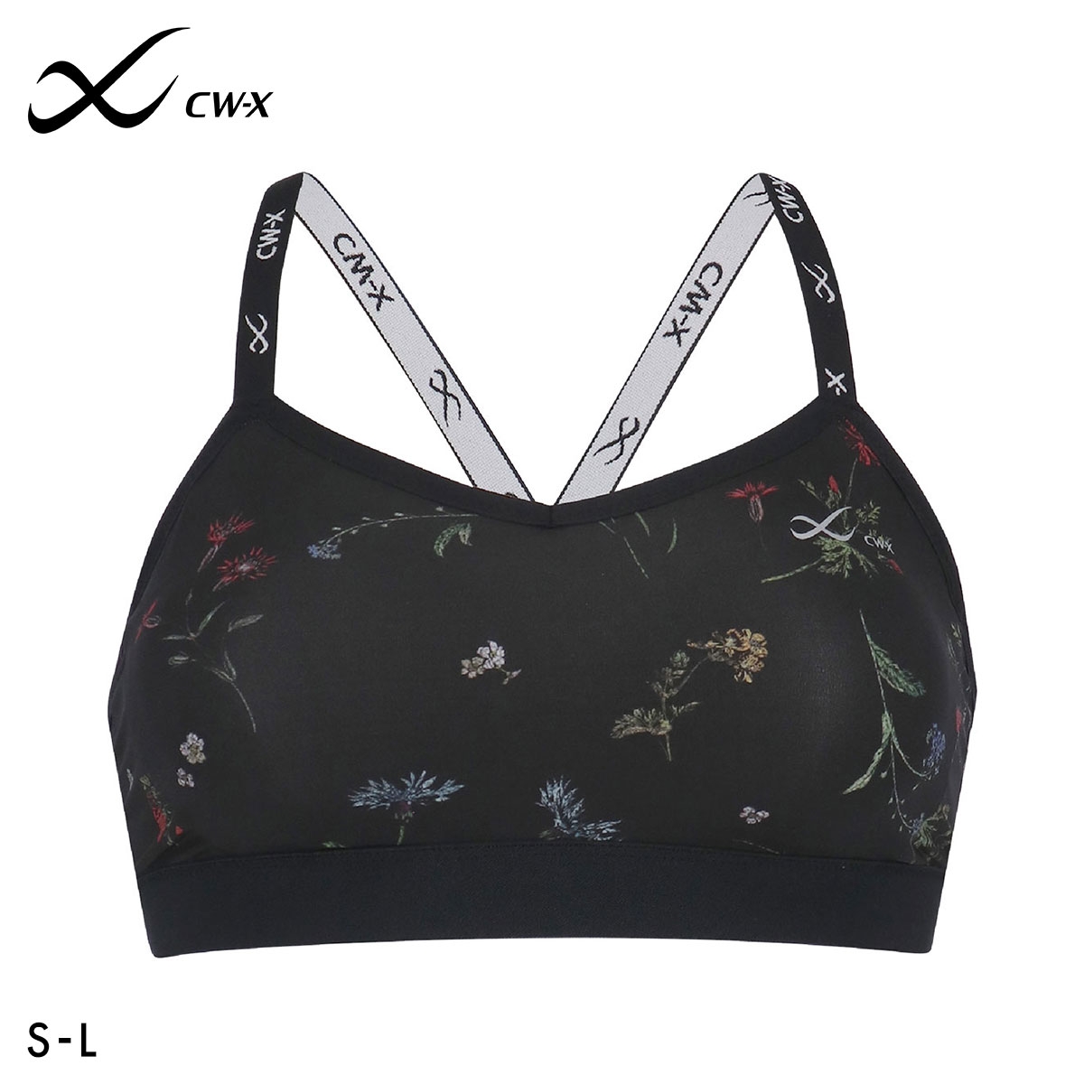 ワコール シーダブリューエックス スポーツブラ Support Type LIGHT HTY110 Wacoal CW-X Womens(FLO-花-S)