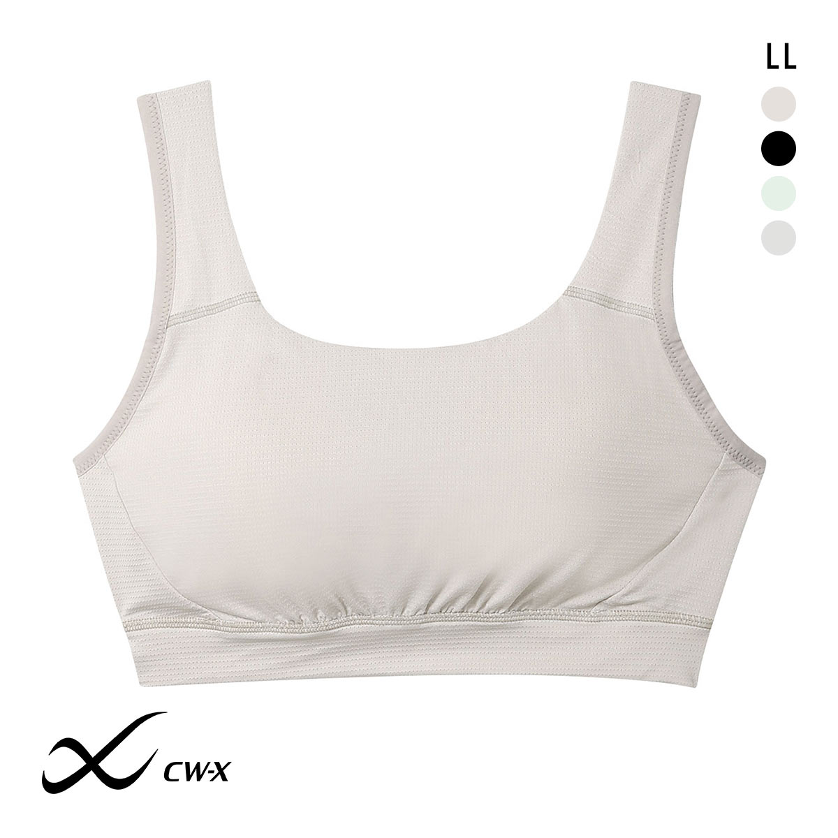 ワコール シーダブリューエックス スポーツブラ Support Type LIGHT LL HTY112 Wacoal CW-X Womens(BE-ベージュ-LL)