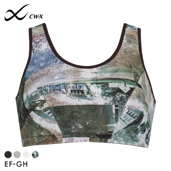 ワコール Wacoal シーダブリューエックス CW-X Womens HTY138 スポーツブラ かぶりタイプ EFGH 5方向サポート