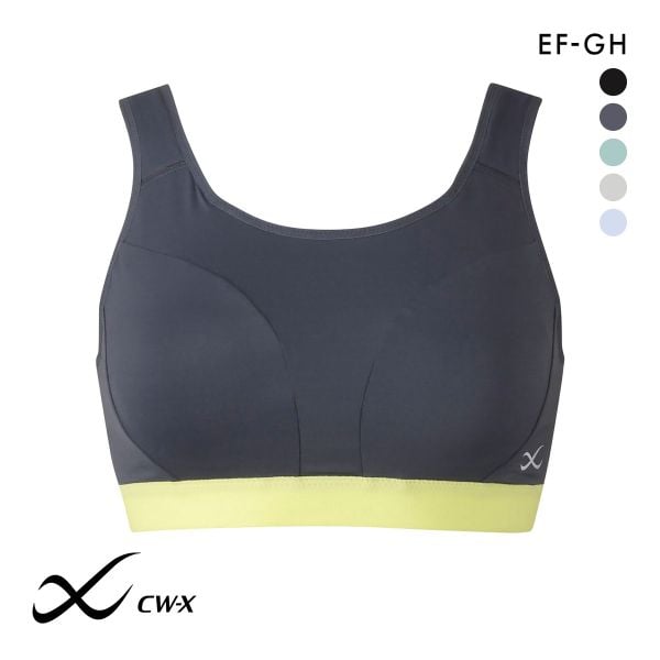 ワコール Wacoal シーダブリューエックス CW-X Womens HTY158 スポーツブラ Support Type HIGH ハイサポート EFGH 360°フィット