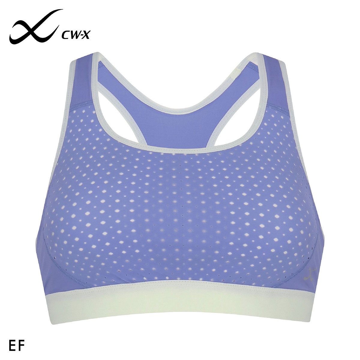 ワコール Wacoal シーダブリューエックス CW-X レディース 走る人のブラ スポーツブラ ノンワイヤー ブラジャー EF 単品 HTY198 スピードモデル(PU-パープル-S-EF)