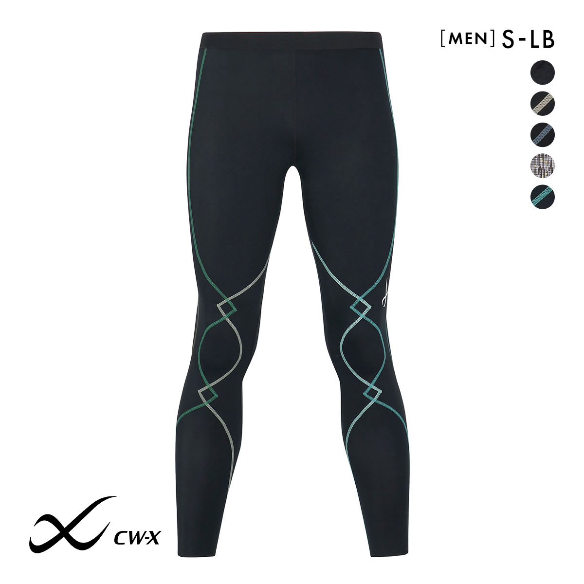 CW-X トレーニングタイツ Sサイズ 黒/ピンク WOMEN】 CW-X レディース スポーツタイツ ロング ホット 下半身