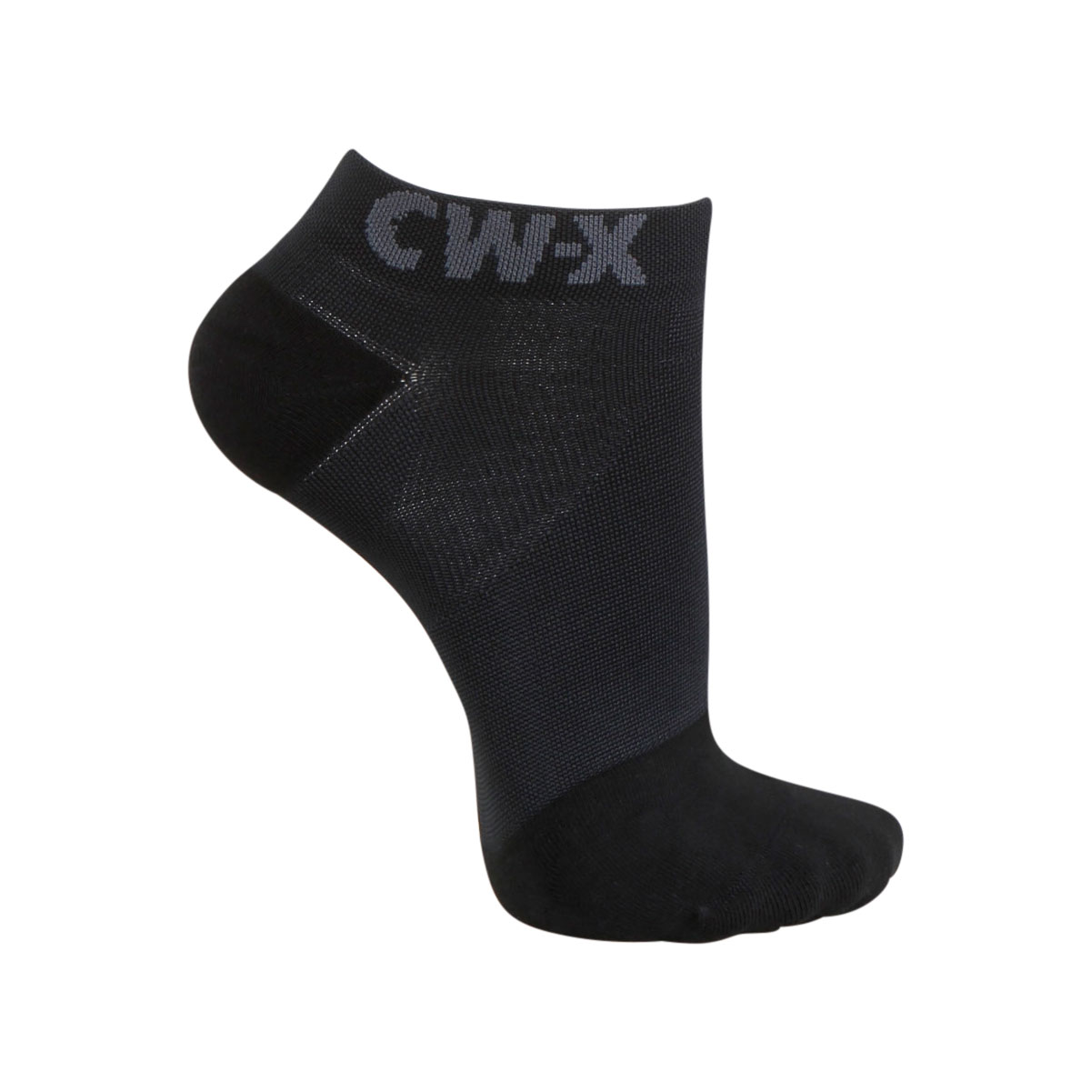 ワコール Wacoal シーダブリューエックス CW-X 男女兼用 ショートソックス 靴下(BK-ブラック-S)