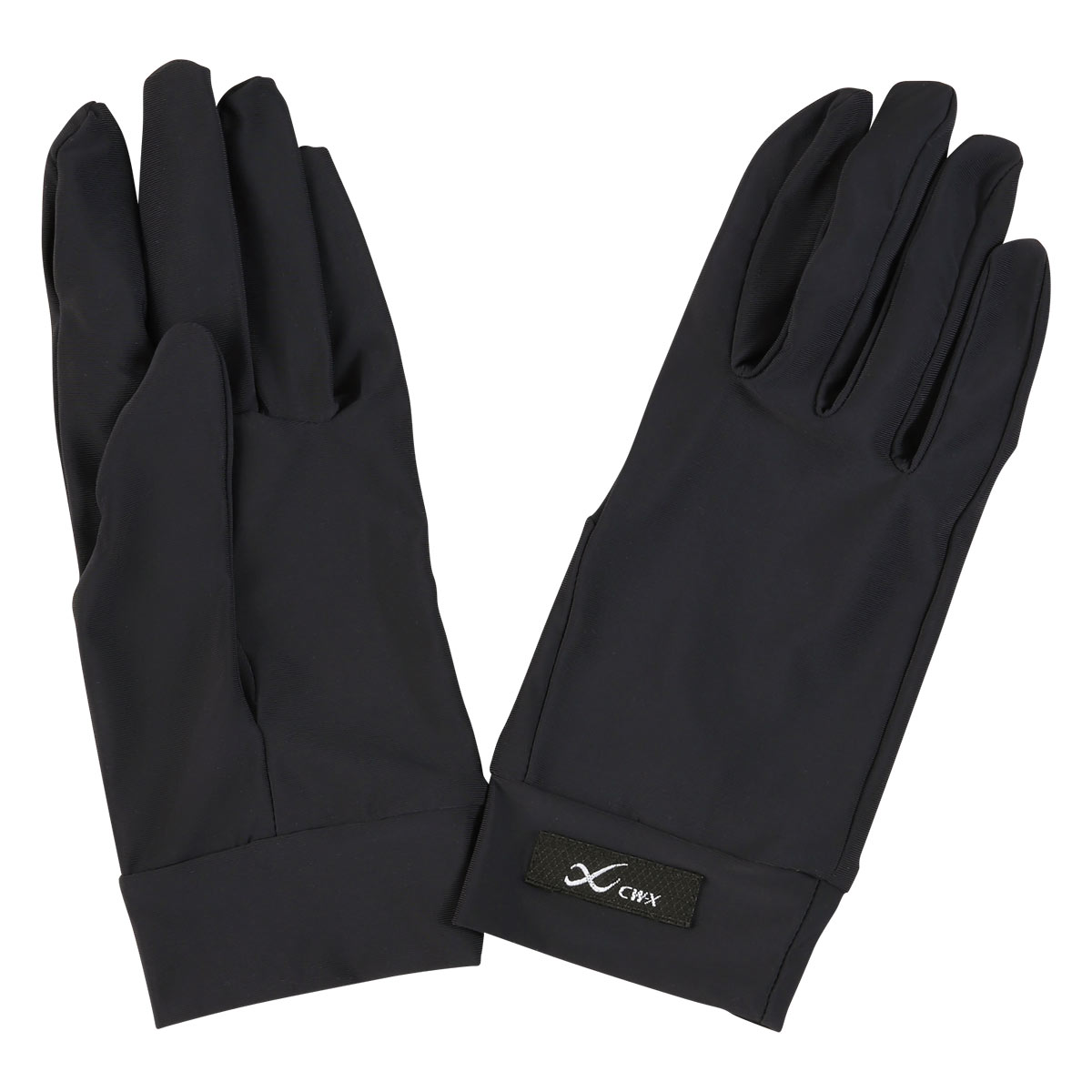 ワコール Wacoal シーダブリューエックス CW-X 女性用 レディース グローブ 手袋 スポーツ HYY530 ランニング ゴルフ(BK-ブラック-M-L)
