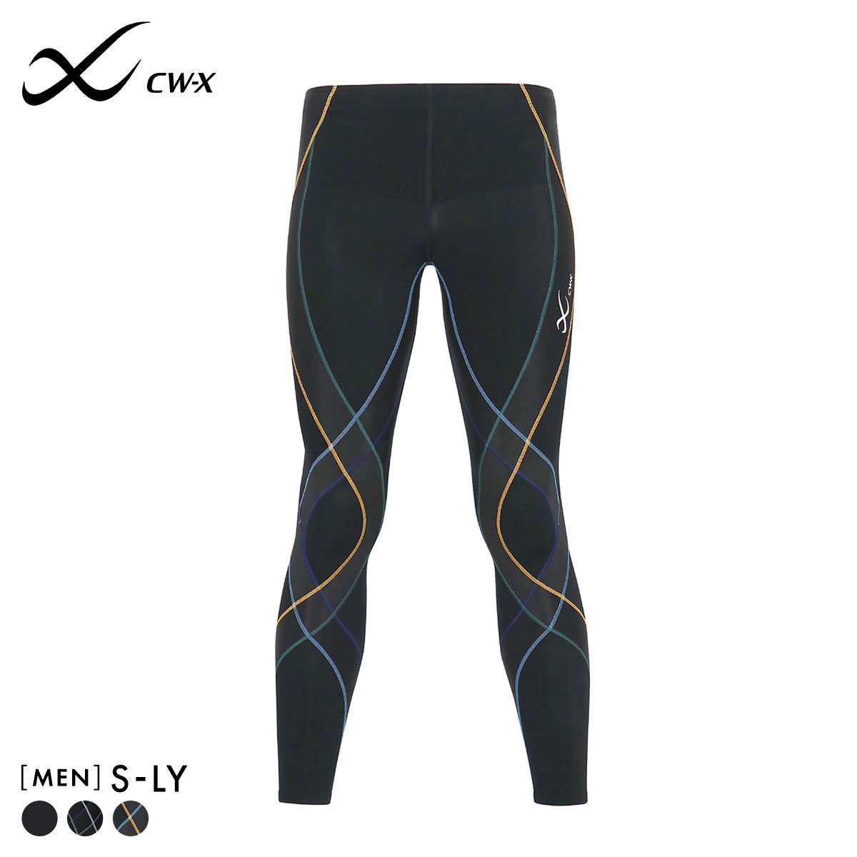 ワコール Wacoal シーダブリューエックス CW-X ジェネレーター Generator メンズロングタイツ(OR-オレンジ-S)