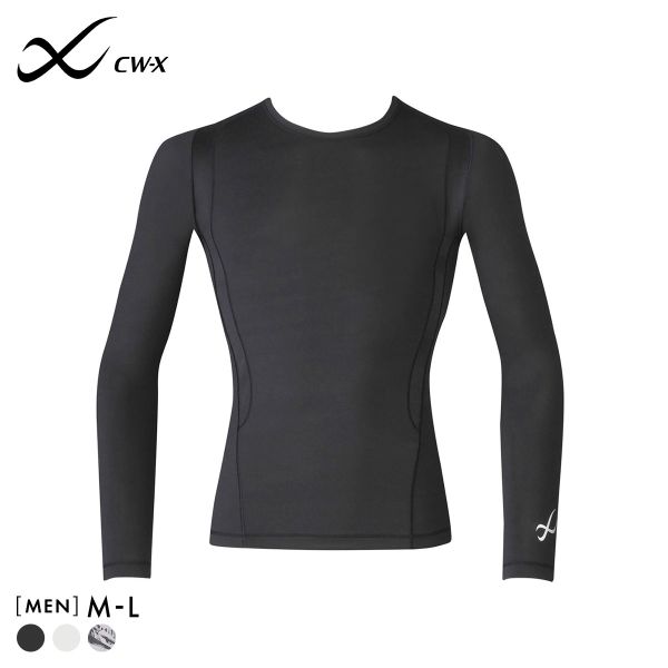 シーダブリューエックス CW-X Mens JAO010 JYURYU 柔流 ジュウリュウ トップ ML ラウンドネック 長袖 スポーツ