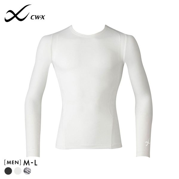 シーダブリューエックス CW-X Mens JAO010 JYURYU 柔流 ジュウリュウ トップ ML ラウンドネック 長袖 スポーツ