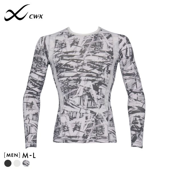 シーダブリューエックス CW-X Mens JAO010 JYURYU 柔流 ジュウリュウ トップ ML ラウンドネック 長袖 スポーツ