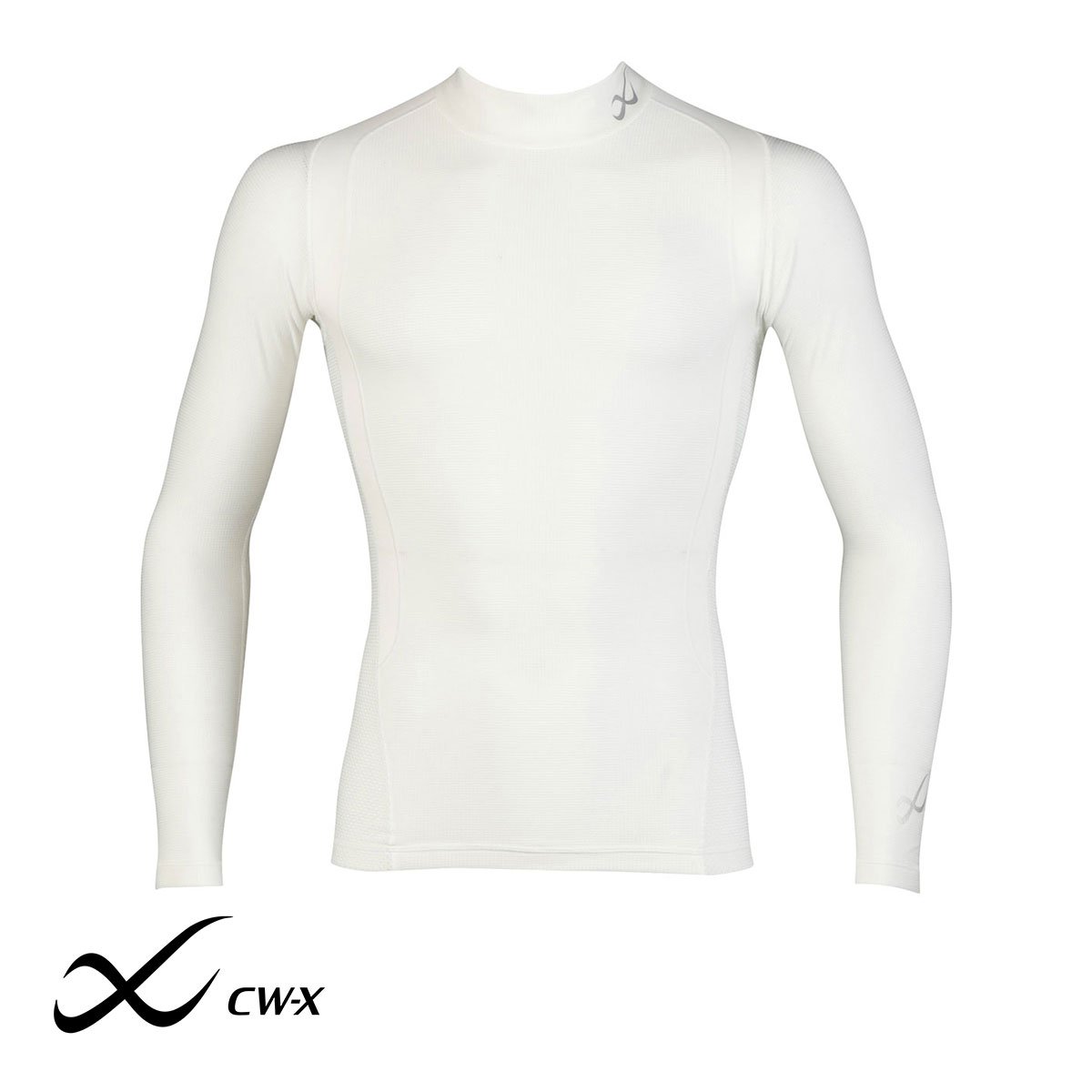 ワコール Wacoal シーダブリューエックス CW-X Mens JAO389 JYURYU 柔流 ジュウリュウ メンズ トップ ML ハイネック 長袖 スポーツ(IV-アイボリー-M)