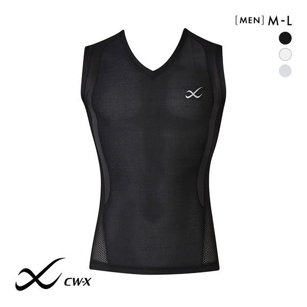 ワコール Wacoal シーダブリューエックス CW-X メンズ JYURYU ジュウリュウトップ Vネック ノースリーブ スポーツ ML
