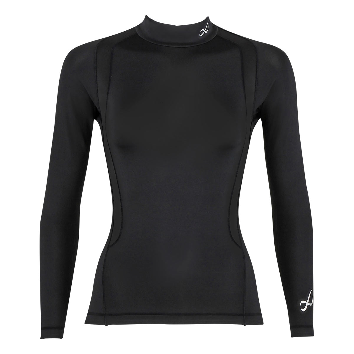ワコール Wacoal シーダブリューエックス CW-X Womens JAY009 JYURYU 柔流 ジュウリュウ レディース トップ SML ハイネック 長袖 スポーツ(BK-ブラック-S)