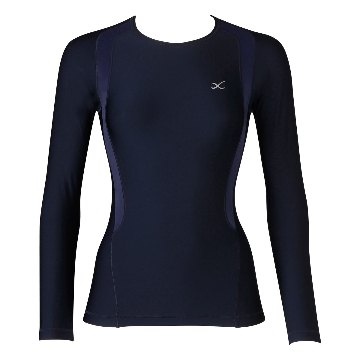 ワコール Wacoal シーダブリューエックス CW-X Womens JYURYU 柔流 ホットタイプ 丸首 長袖 トップス スポーツ JAY299 レディース(NV-ネイビー-S)