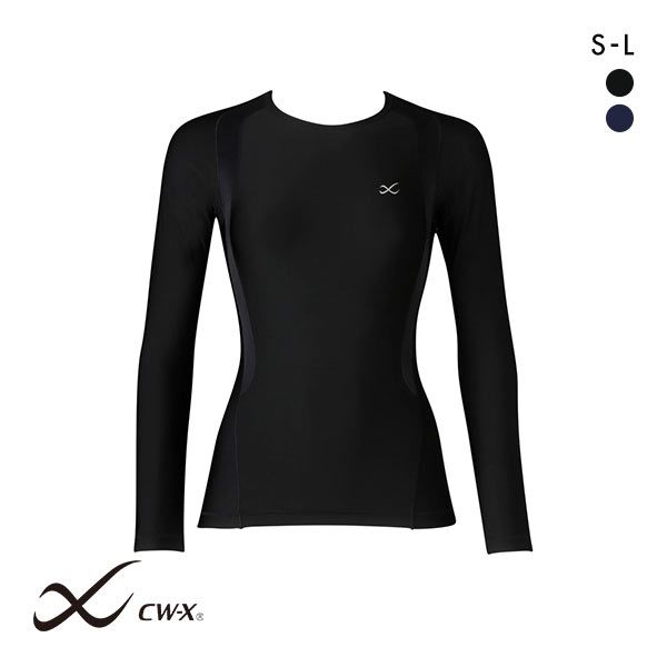 ワコール Wacoal シーダブリューエックス CW-X Womens JYURYU 柔流 ホットタイプ 丸首 長袖 トップス スポーツ JAY299 レディース