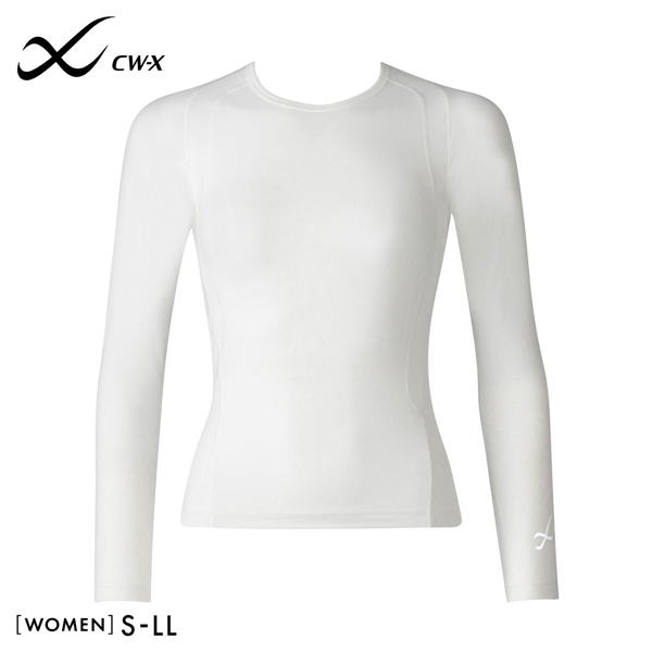 ワコール Wacoal シーダブリューエックス CW-X Womens JAY410 JYURYU 柔流 ジュウリュウ トップ SML ラウンドネック 長袖 スポーツ