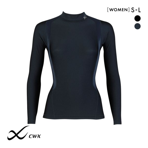 ワコール CW-X JYURYU ホットタイプ ハイネック 長袖 機能性トップス スポーツ レディース JAY789 シーダブリューエックス Womens 柔流