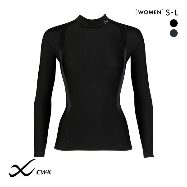 ワコール CW-X JYURYU ホットタイプ ハイネック 長袖 機能性トップス スポーツ レディース JAY789 シーダブリューエックス Womens 柔流