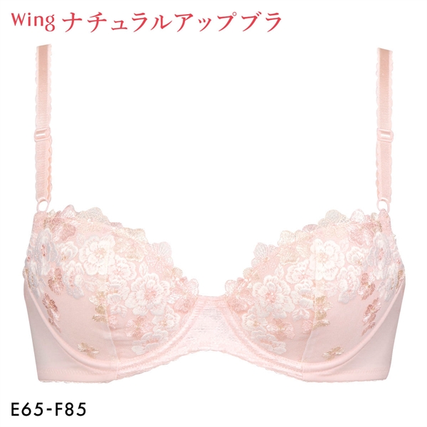 ワコール Wacoal ウイング Wing KB2060 ナチュラルアップブラ ブラジャー E F 大きいサイズ