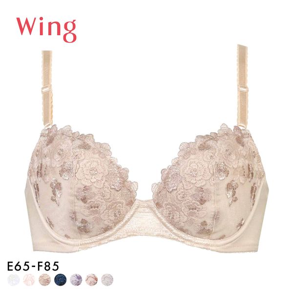 ワコール Wacoal ウイング Wing KB2060 ナチュラルアップブラ ブラジャー E F 大きいサイズ