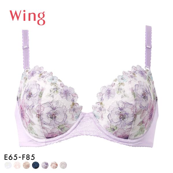 ワコール Wacoal ウイング Wing KB2060 ナチュラルアップブラ ブラジャー E F 大きいサイズ