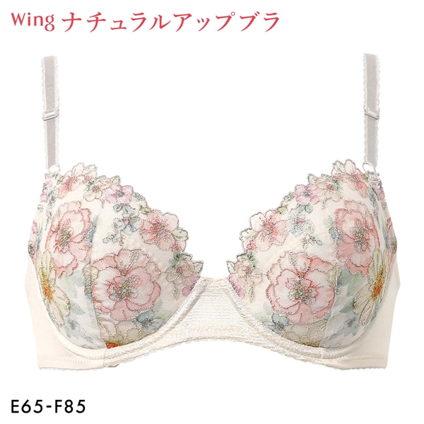 ワコール Wacoal ウイング Wing KB2060 ナチュラルアップブラ ブラジャー E F 大きいサイズ