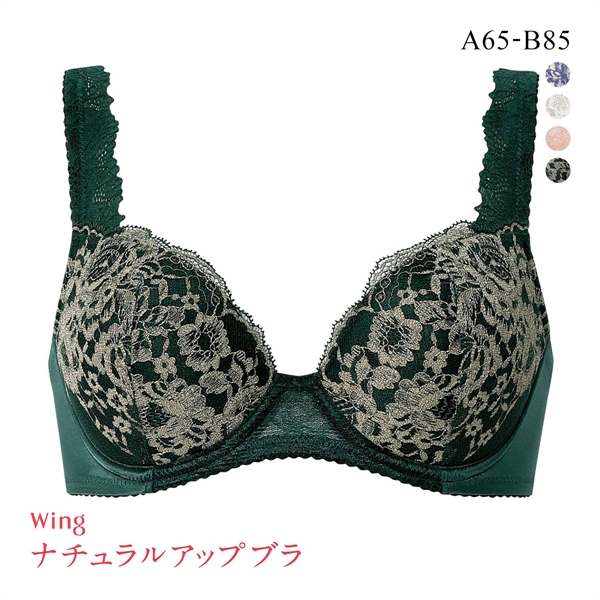 ワコール Wacoal ウイング Wing KB2062 ナチュラルアップブラ ブラジャー AB 単品