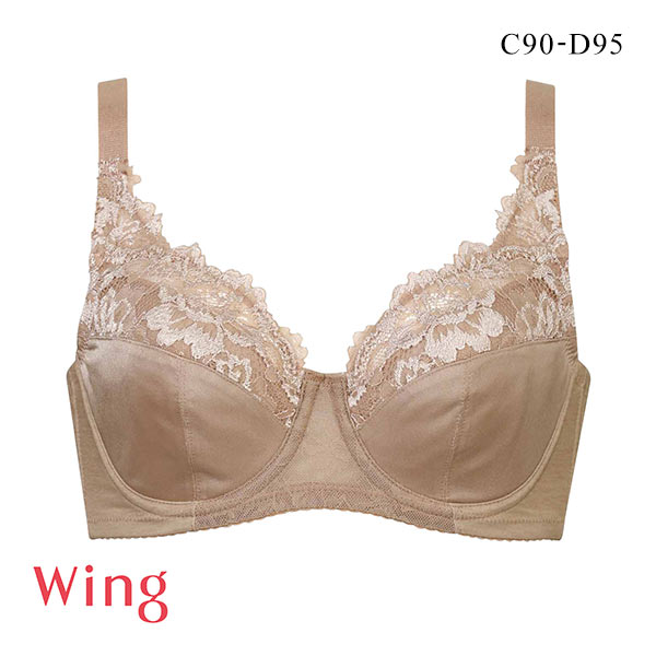 ワコール Wacoal ウイング Wing バストをしっかり包み込む フルカップ ブラジャー QCD 大きいサイズ KB2115 単品