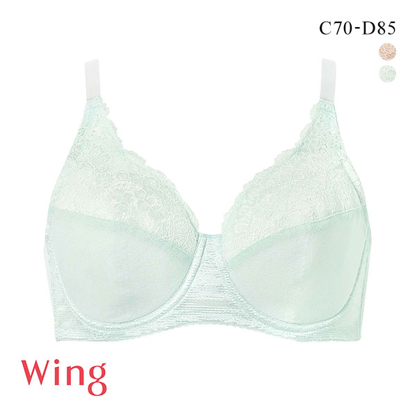 ワコール ウイング 夏のうすかるブラ フルカップ ブラジャー CD さらっと快適  Wacoal Wing
