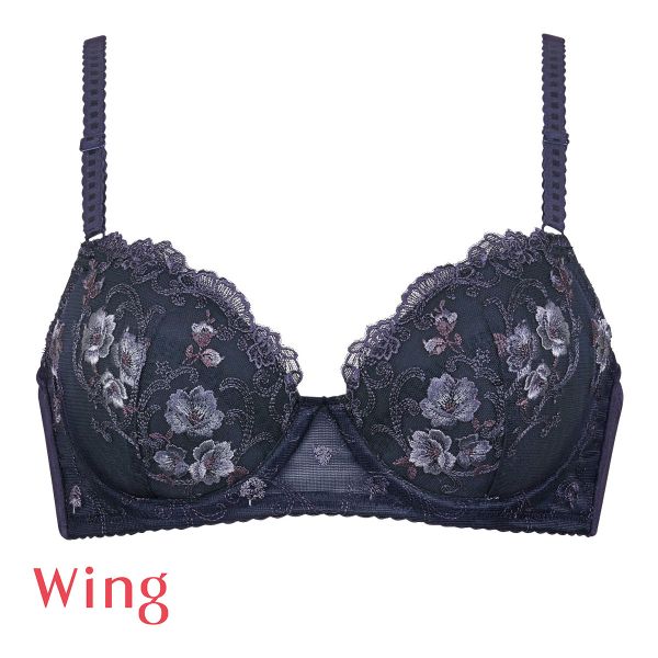 ワコール Wacoal ウイング Wing らくちんバストメイク しなやかワイヤーブラ ブラジャー 樹脂ワイヤー CD 単品