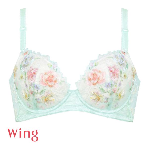 ワコール Wacoal ウイング Wing KB2721 後ろ姿きれいブラ AB 3/4カップ ブラジャー 脇高 24SS 単品