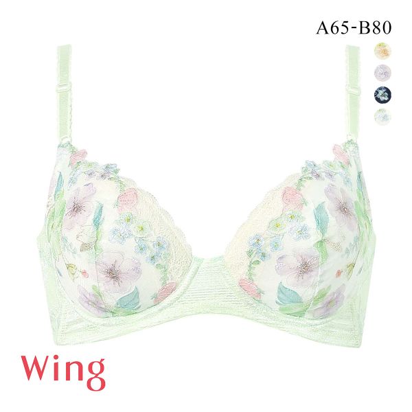 ワコール ウイング KB2722 後ろ姿きれいブラ ブラジャー AB 胸ふっくら 脇すっきり 脇高 25SS Wacoal Wing
