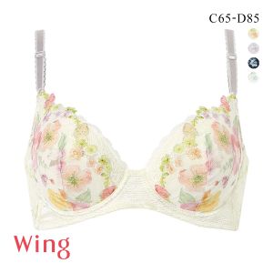 ワコール ウイング KB2722 後ろ姿きれいブラ ブラジャー CD 胸ふっくら 脇すっきり 脇高 25SS Wacoal Wing 大きいサイズ