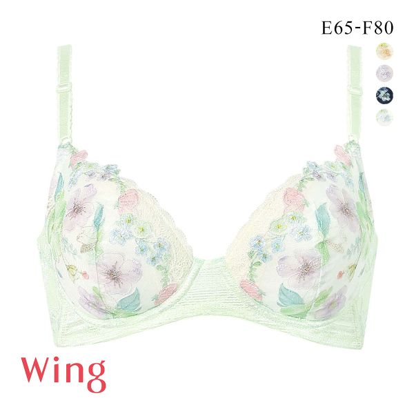 ワコール ウイング KB2722 後ろ姿きれいブラ ブラジャー EF 胸ふっくら 脇すっきり 脇高 25SS Wacoal Wing 大きいサイズ