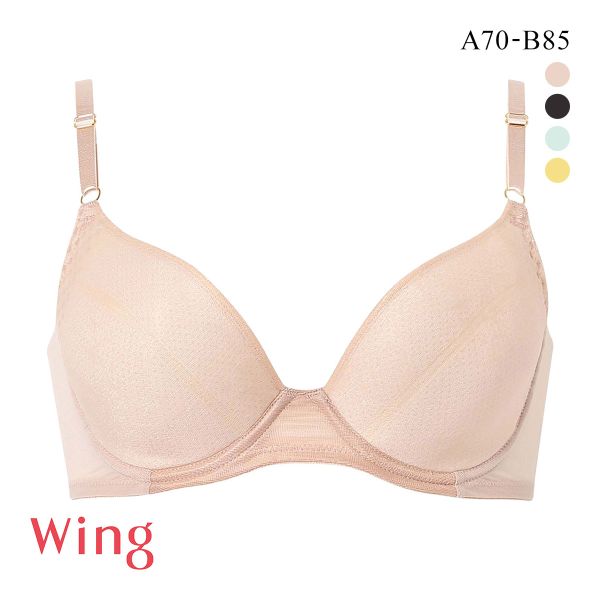 ワコール ウイング 夏のうすかるブラ ブラジャー 3/4カップ AB 夏ブラ 汗のベタつきを軽減 Wacoal Wing