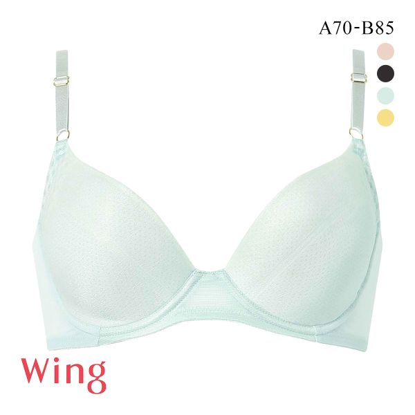 ワコール ウイング 夏のうすかるブラ ブラジャー 3/4カップ AB 夏ブラ 汗のベタつきを軽減 Wacoal Wing