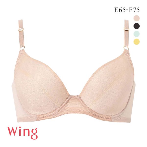 ワコール ウイング 夏のうすかるブラ ブラジャー 3/4カップ EF 夏ブラ 汗のベタつきを軽減 Wacoal Wing