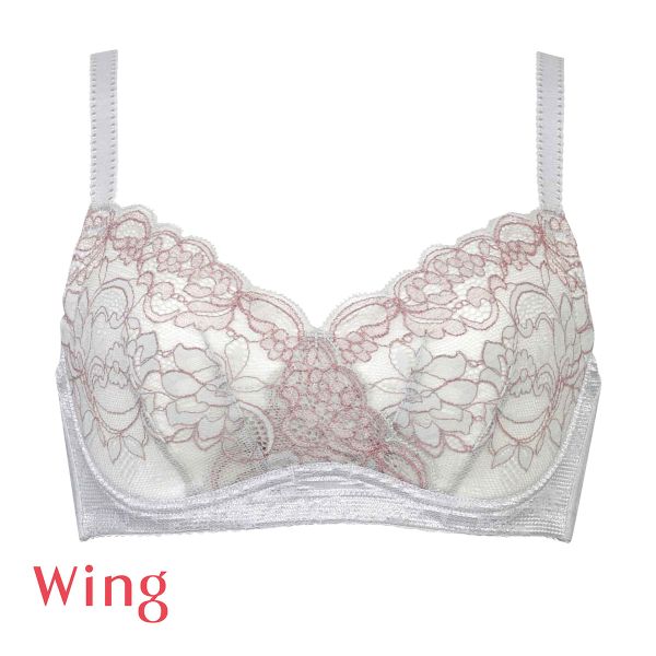 ワコール ウイング 小さく見せるブラ ブラジャー DEF 3/4カップ KB6100 Wacoal Wing