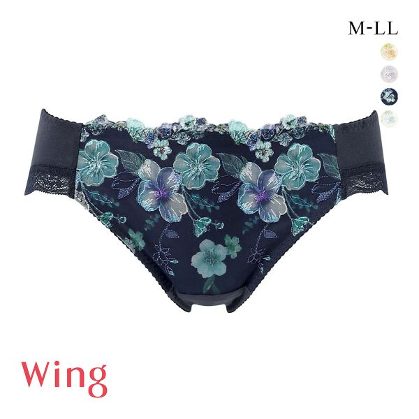 ワコール ウイング KB2722 後ろ姿きれいブラ ショーツ M L LL 綿混 ハイレッグ 25SS Wacoal Wing KF2322 大きいサイズ