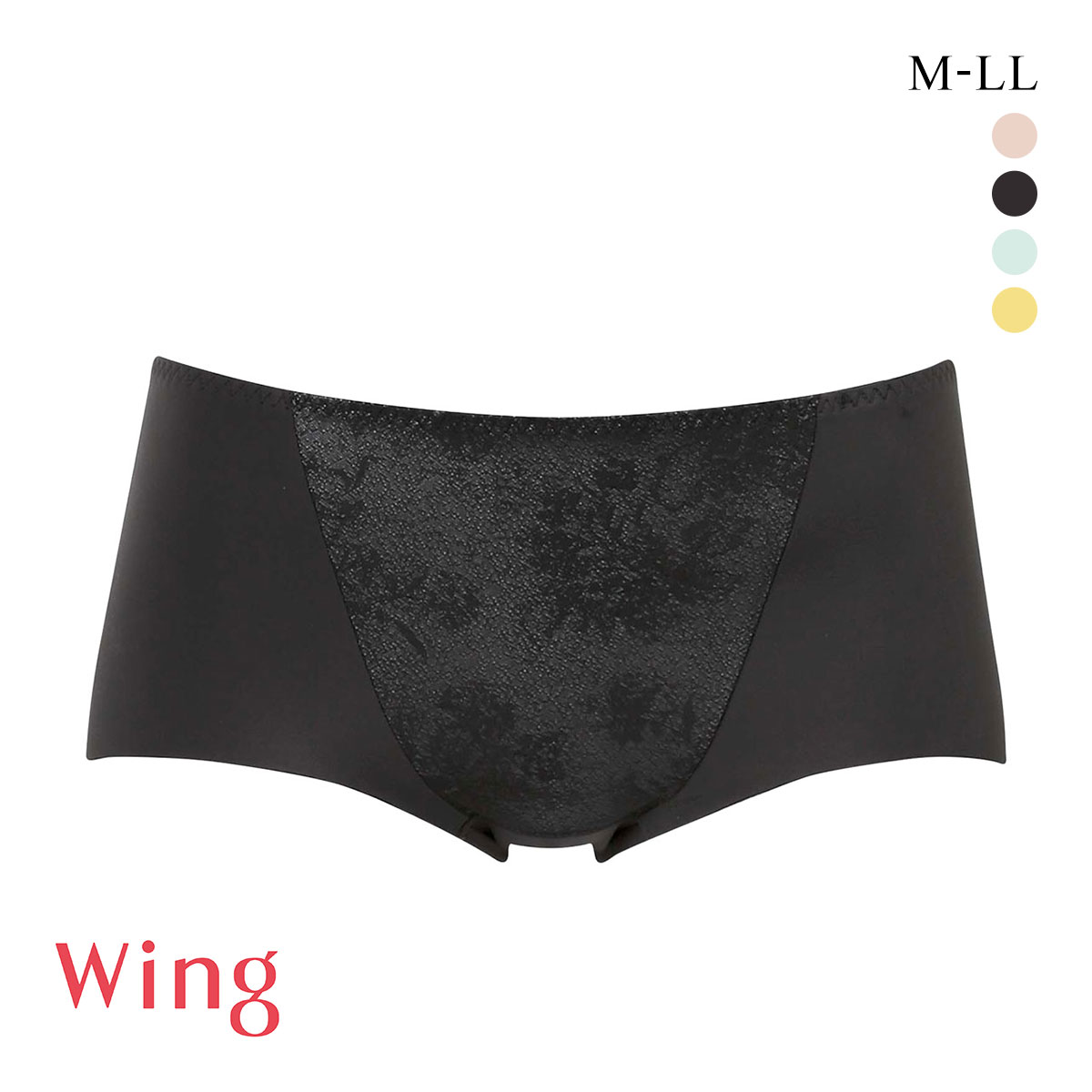 ワコール ウイング 夏のうすかるブラ ショーツ ノーマル ML2L Wacoal Wing(BK-ブラック-M)