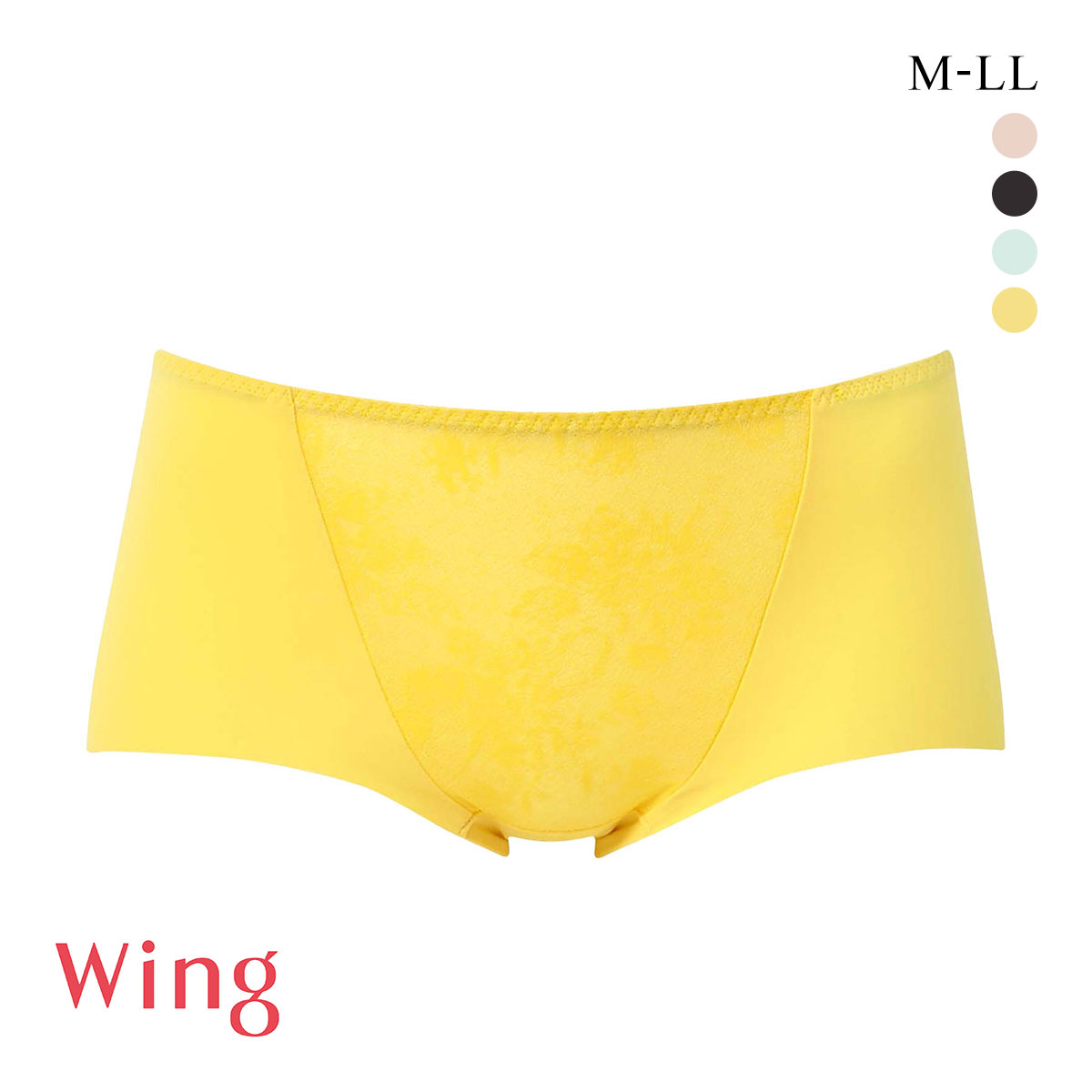 ワコール ウイング 夏のうすかるブラ ショーツ ノーマル ML2L Wacoal Wing(YE-イエロー-M)