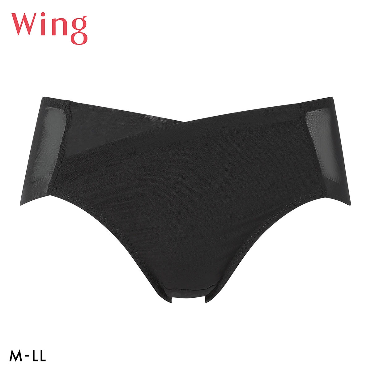 ワコール ウイング シュパッとフィットブラ KB2090 ショーツ M L LL ひびきにくい シアー KF2390 Wacoal Wing(BK-ブラック-M)
