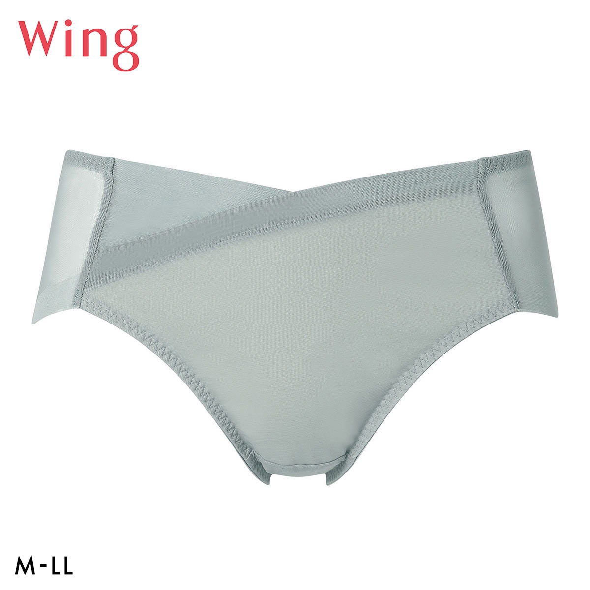 ワコール ウイング シュパッとフィットブラ KB2090 ショーツ M L LL ひびきにくい シアー KF2390 Wacoal Wing(BG-ブルーグリーン-M)