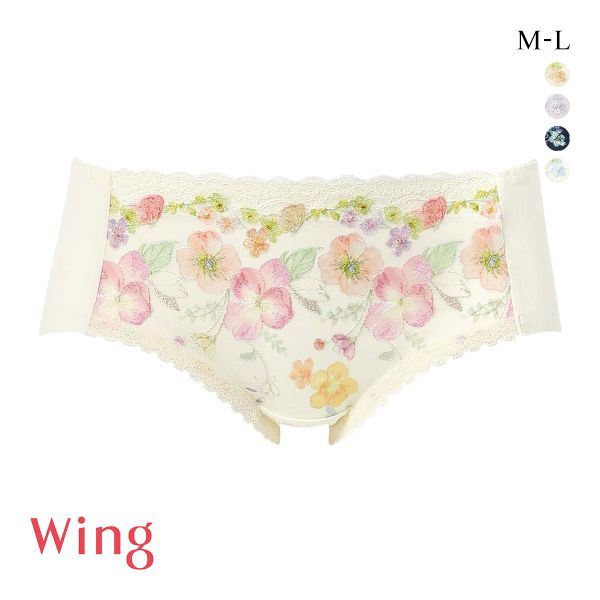 ワコール ウイング KB2722 後ろ姿きれいブラ ショーツ ML ラインレス ひびきにくい KF2422 25SS Wacoal Wing