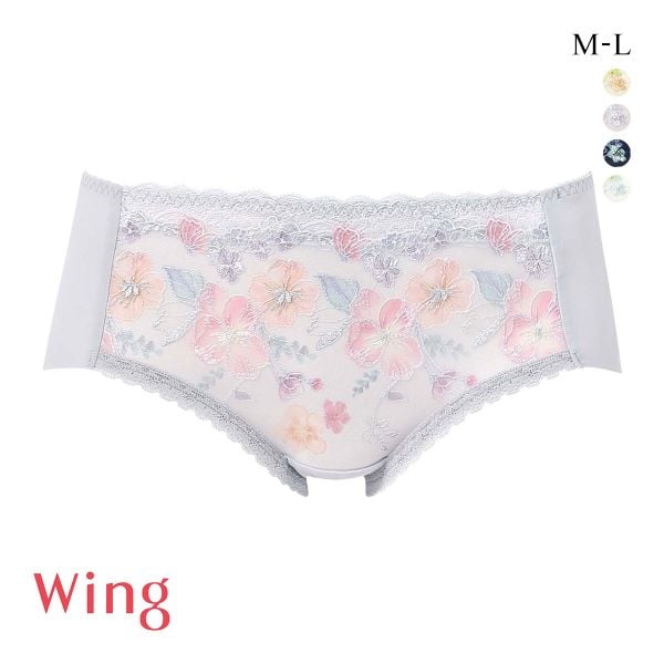ワコール ウイング KB2722 後ろ姿きれいブラ ショーツ ML ラインレス ひびきにくい KF2422 25SS Wacoal Wing