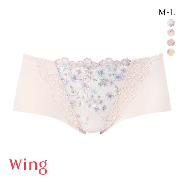 ワコール ウイング KB2367 スキマフィットブラ ショーツ ラインレス ひびきにくい ML Wacoal Wing 25SS