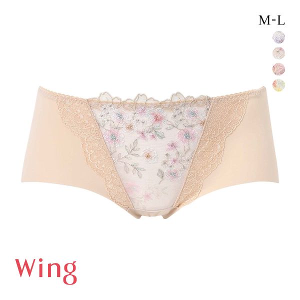 ワコール ウイング KB2367 スキマフィットブラ ショーツ ラインレス ひびきにくい ML Wacoal Wing 25SS