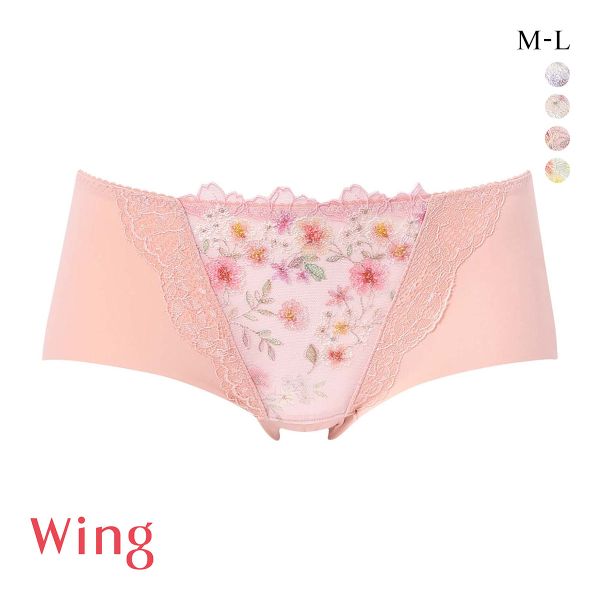ワコール ウイング KB2367 スキマフィットブラ ショーツ ラインレス ひびきにくい ML Wacoal Wing 25SS