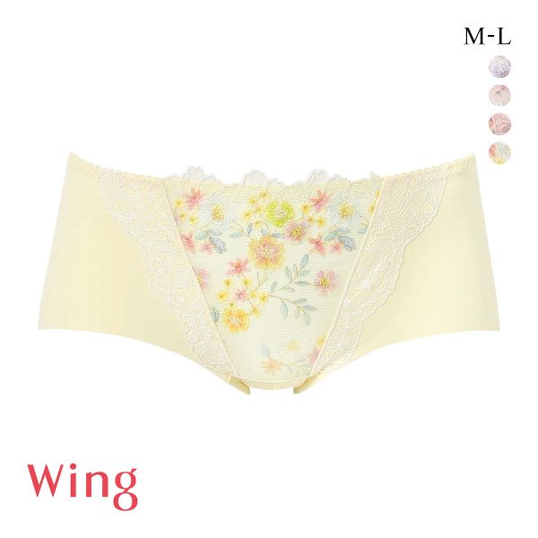 ワコール ウイング KB2367 スキマフィットブラ ショーツ ラインレス ひびきにくい ML Wacoal Wing 25SS