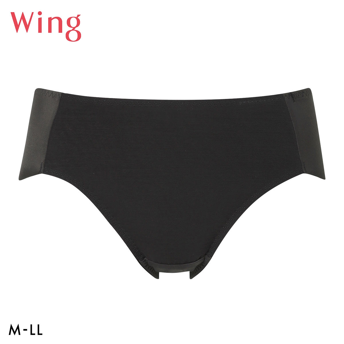 ワコール ウイング シュパッとフィットブラ KB2090 ショーツ M L LL ひびきにくい ラインレス KF2490 Wacoal Wing(BK-ブラック-M)